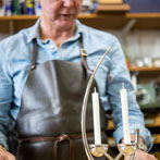 Brett Payne in his workshop 2018